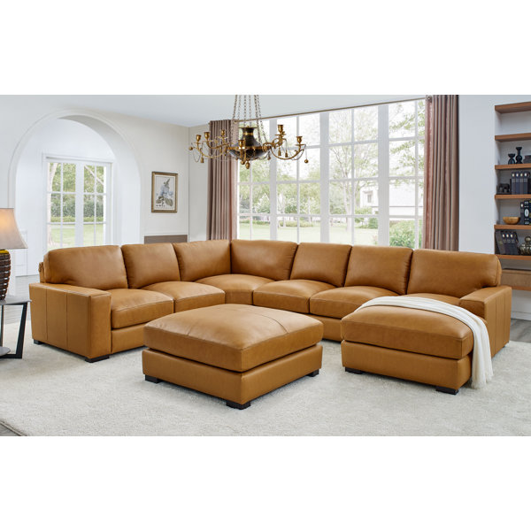 Darby Home Co Gartner 5 Piece Upholstered Sectional & Reviews Wayfair